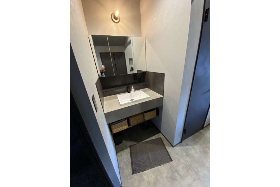 造作洗面の画像